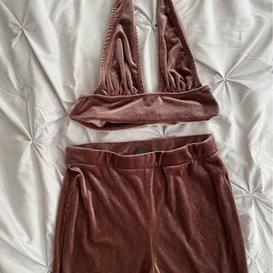 Sexy Ensemble Shein Brun taille M . Porter une fois seulement,